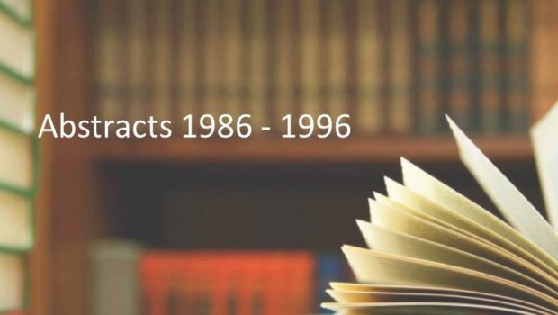 Abstracts 1986 - 1996