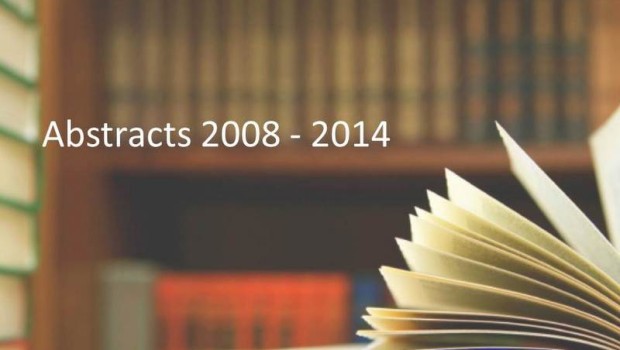 Abstracts 2008 - 2014